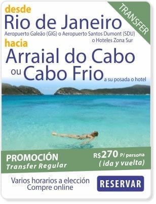 Transfer rio arraial do cabo cabo frio